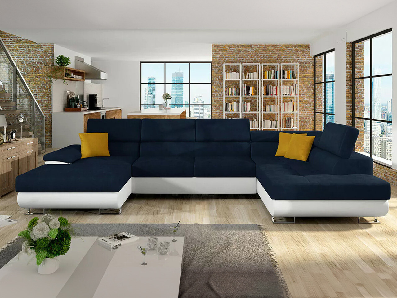 Ugaona sofa Comfivo 190 (Soft 017 + Uttario Velvet 2967 + Uttario Velvet 2959)