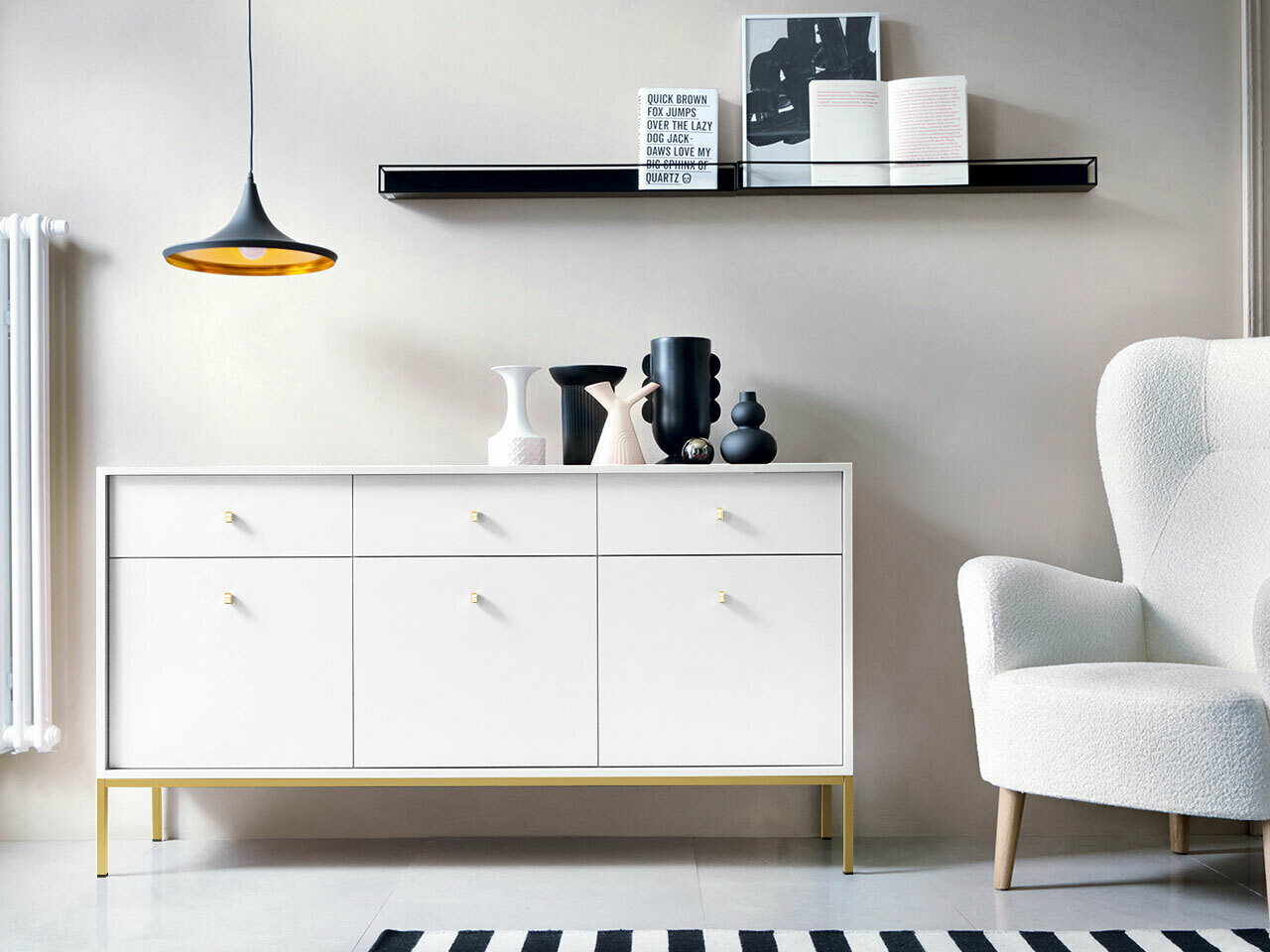 Komoda Romveri 103 (Belo)