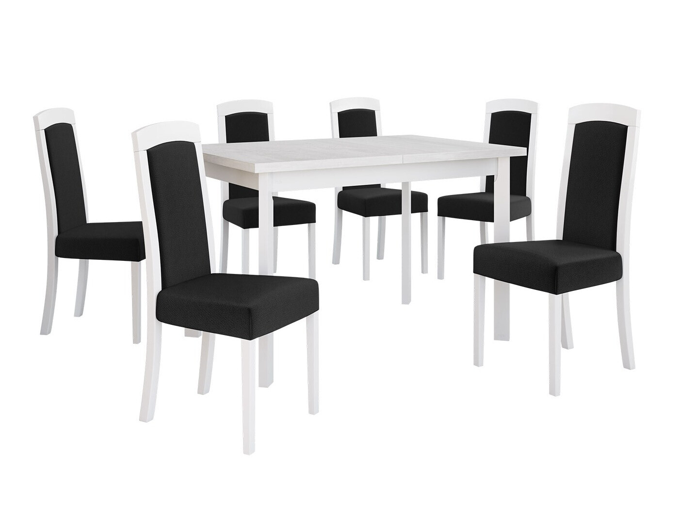 Trpezarijski set Victorville 351 (Belo)