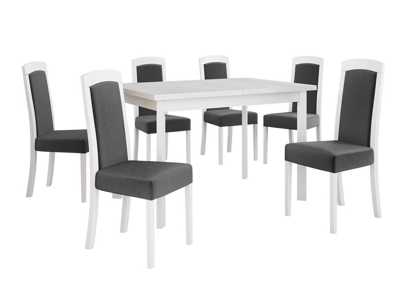 Trpezarijski set Victorville 351 (Belo)