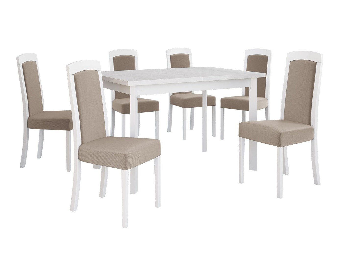 Trpezarijski set Victorville 351 (Belo)