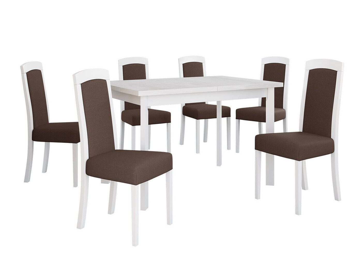 Trpezarijski set Victorville 351 (Belo)