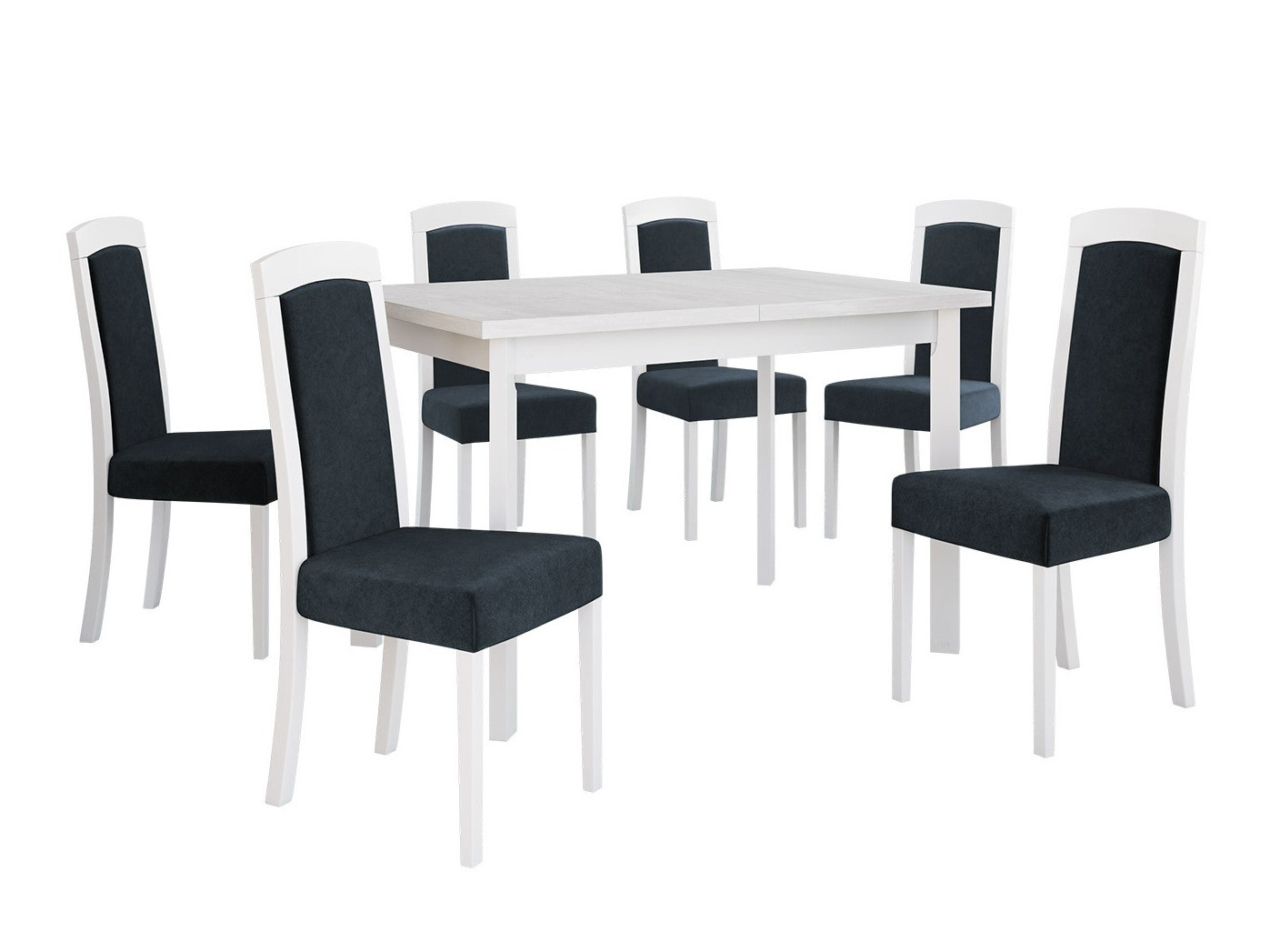 Trpezarijski set Victorville 351 (Belo)