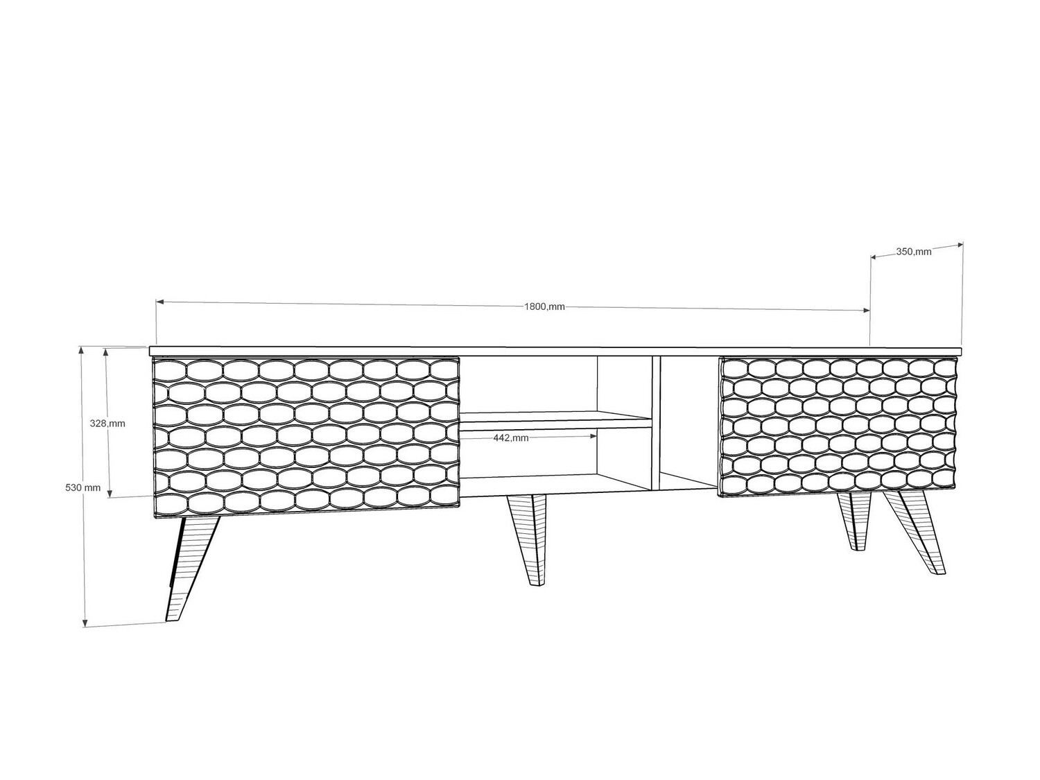 TV komoda Kailua 1448