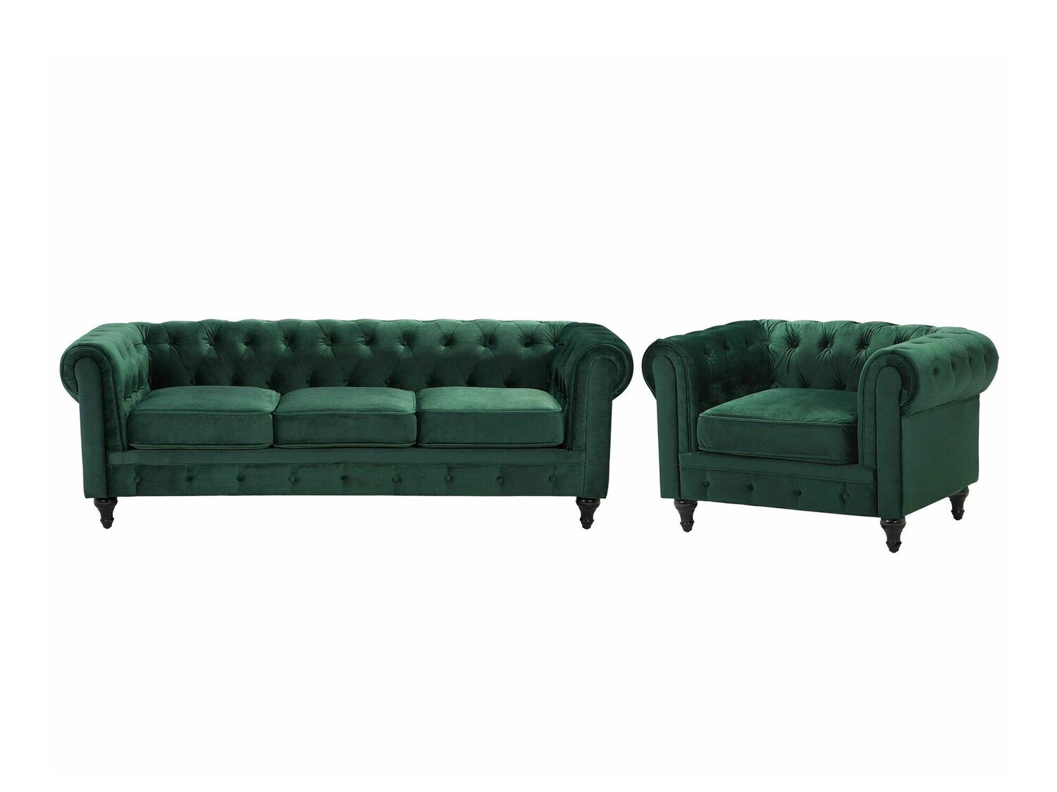 Set tapaciranog nameštaja Cirdoro 110 (Zelena)