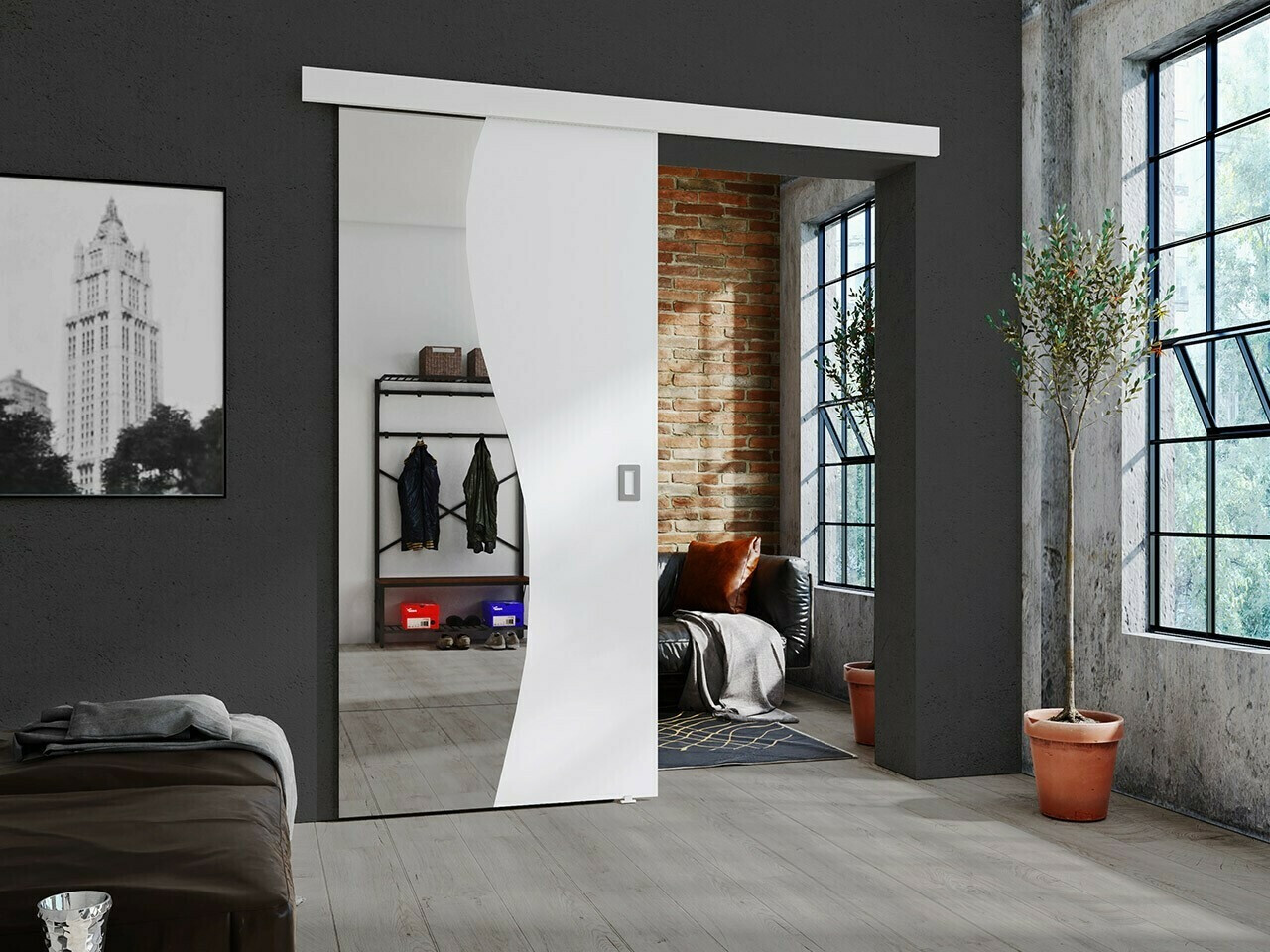 Klizna vrata Dover 213 (Belo)