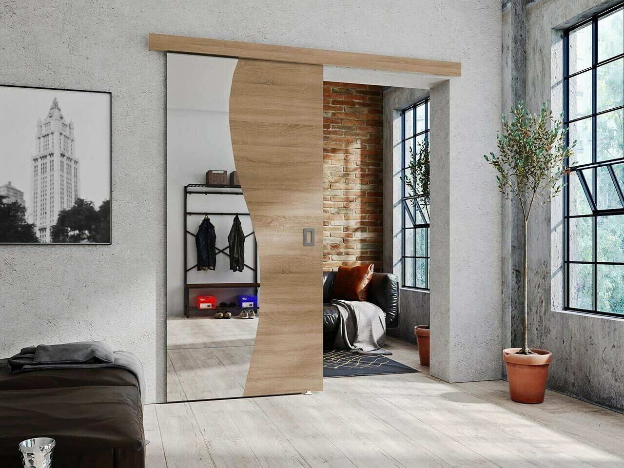 Klizna vrata Dover 213 (Sonoma hrast)