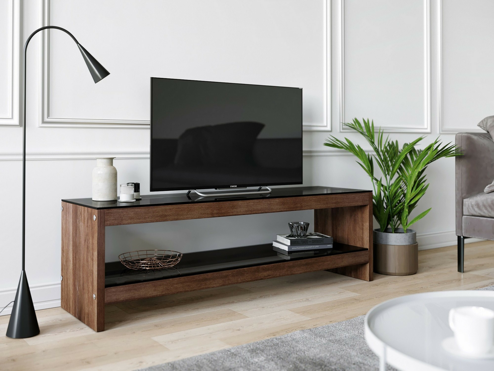 TV komoda Kailua 1501 (Orah + Crno)