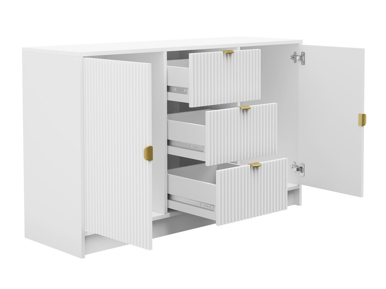 Set za dnevnu sobu Comfivo Larmire 107 (Crno)