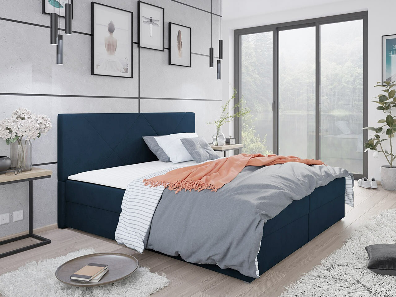 Boxspring krevet Memphis 117 (Itaka 11)