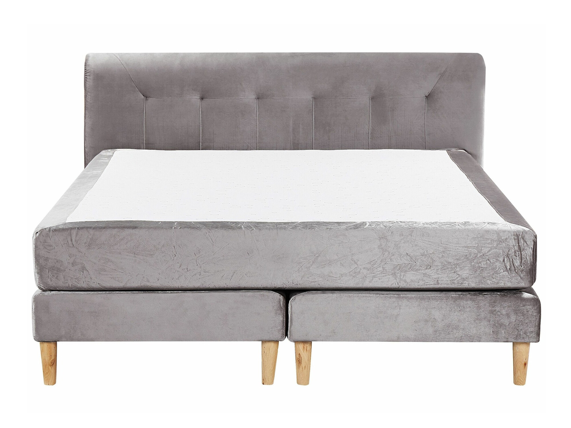 Boxspring krevet Berwyn 1274 (Sivo)
