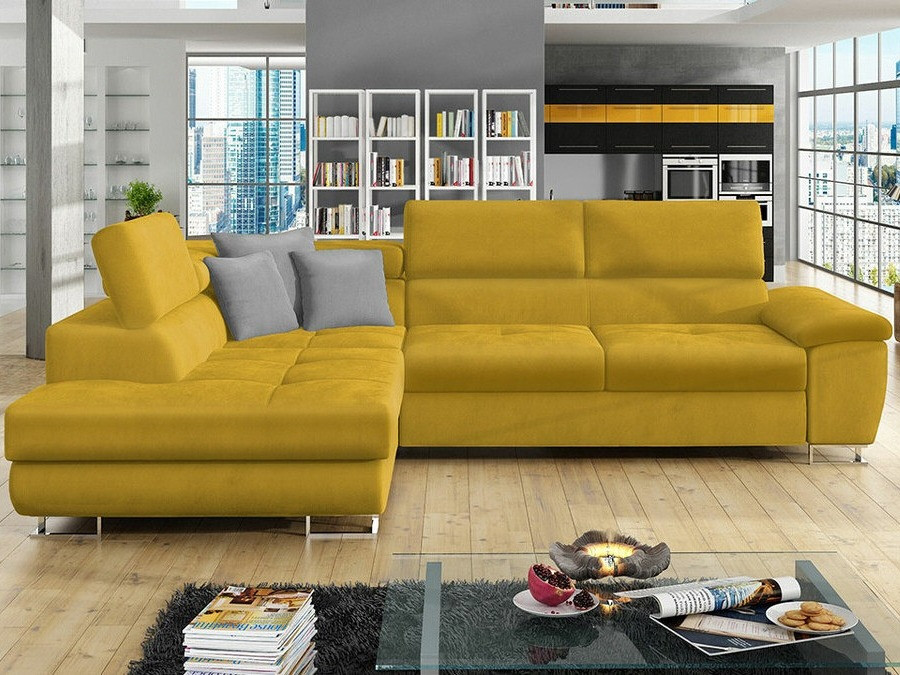 Ugaona sofa Comfivo 166 (Magic Velvet 2234 + Magic Velvet 2217)