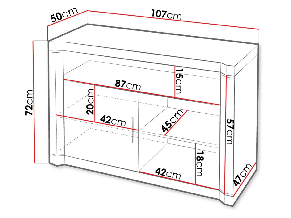 TV sto Lorelie 110 (Sonoma hrast)