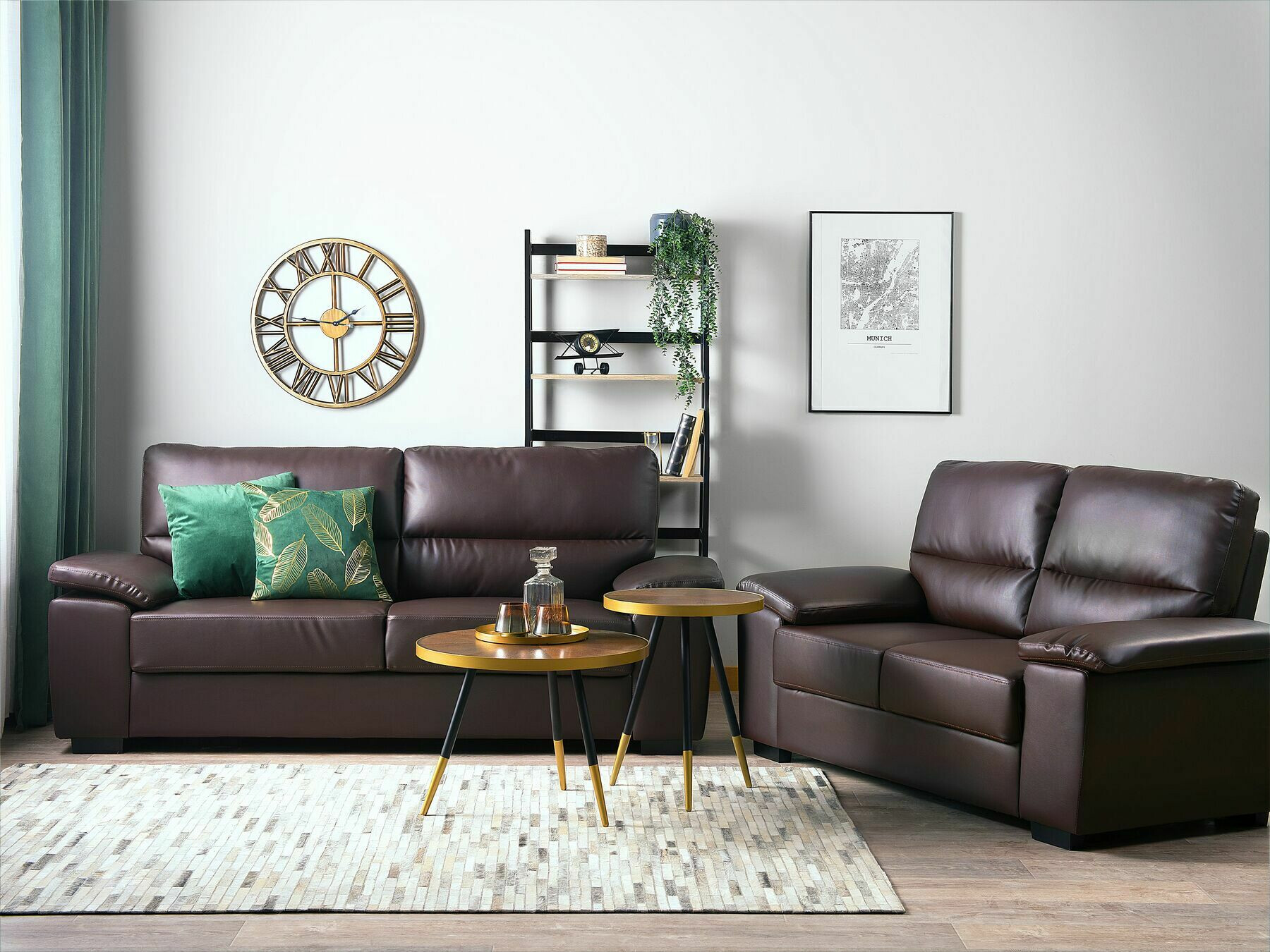 Sofa Berwyn 1327 (Tamno smeđa)