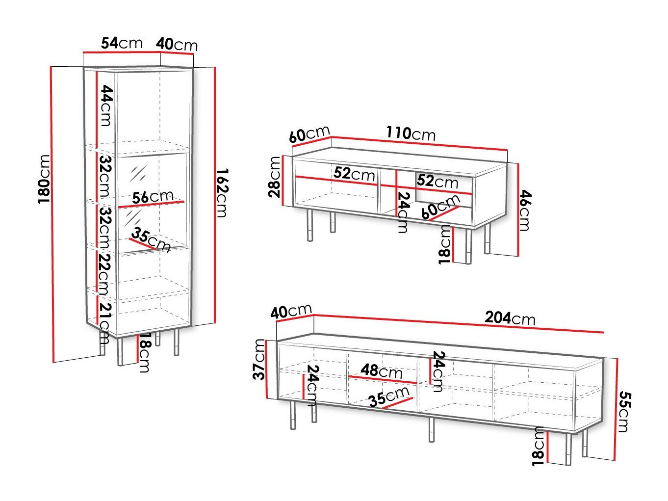 Set za dnevnu sobu Elmteo 107