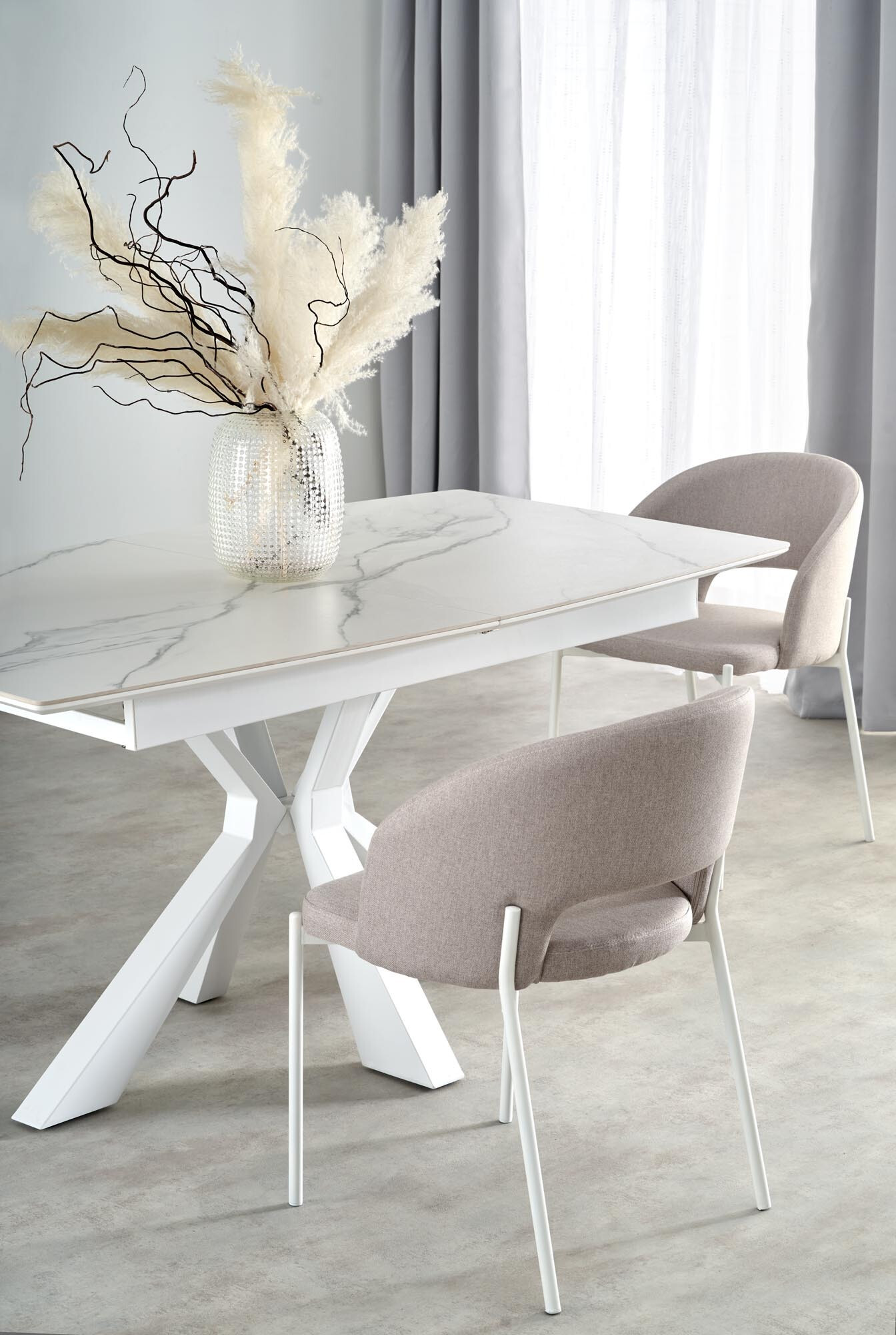 Stolica Houston 1266 (Krem + Belo)