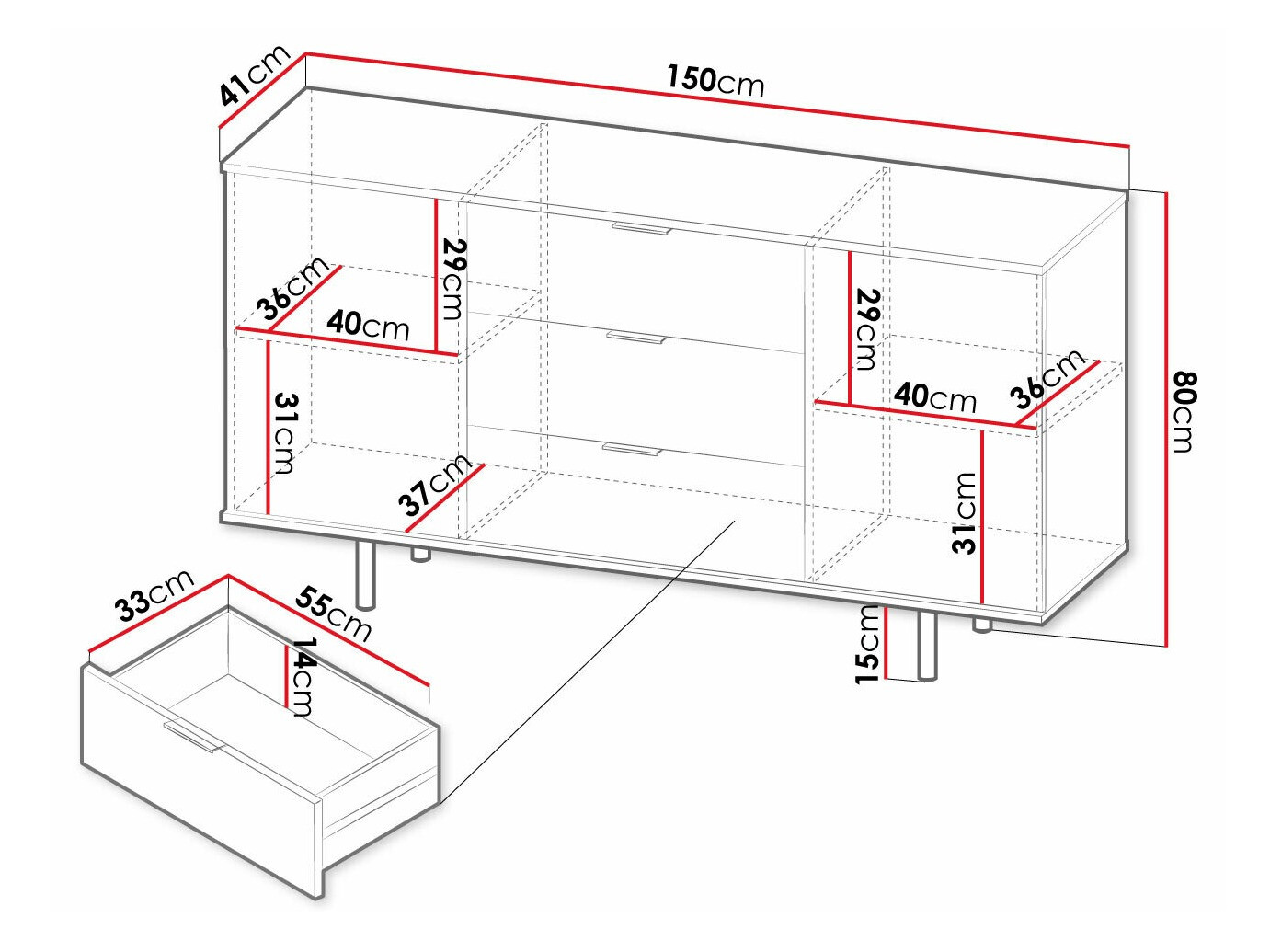 Komoda Virdomi 101 (Kašmir)