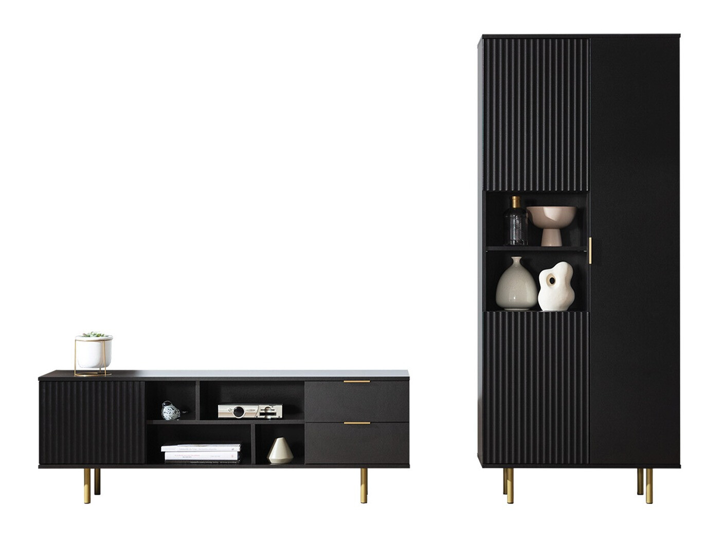 Set za dnevnu sobu Virdomi 108 (Crno)