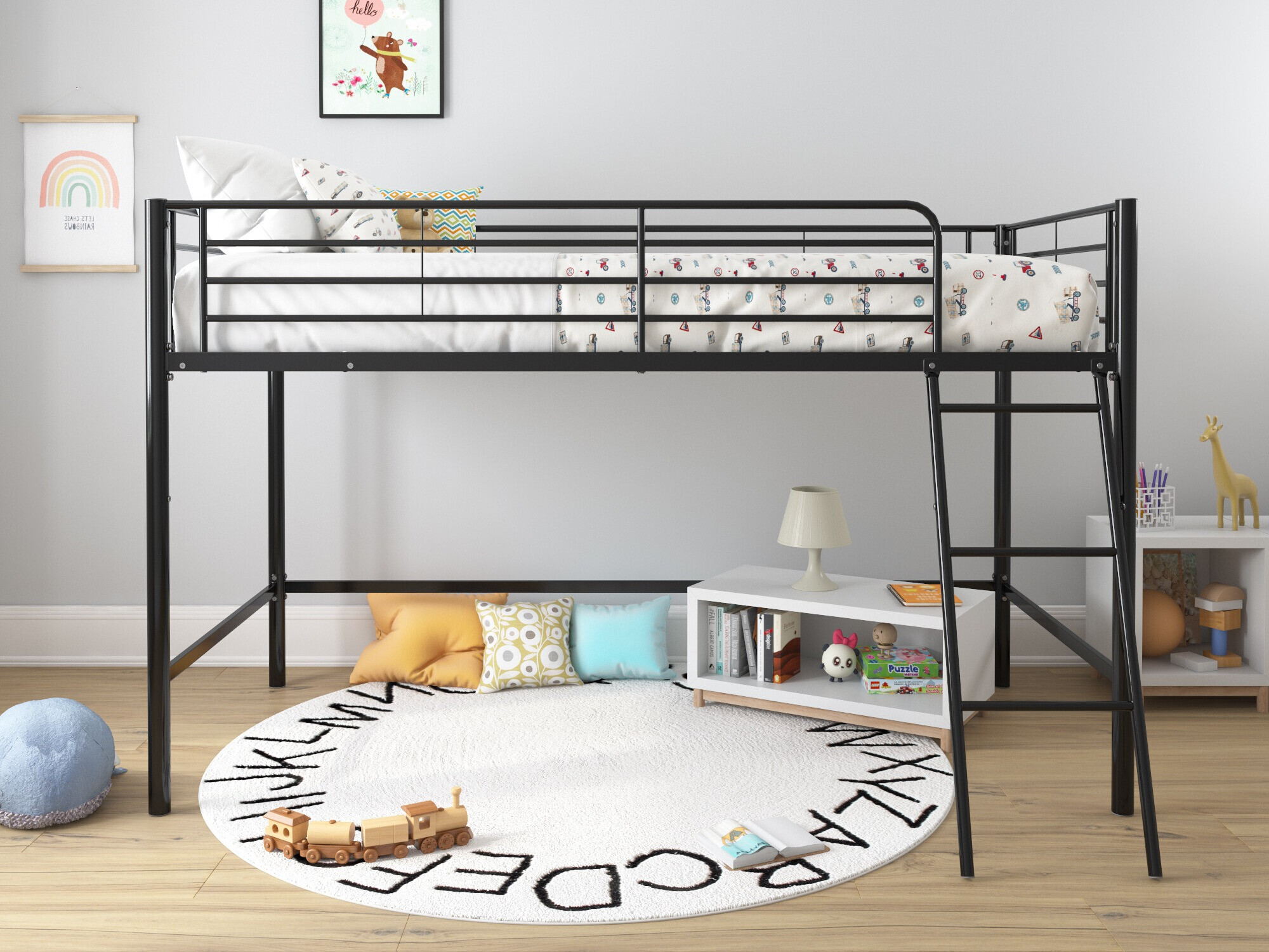 Krevet na sprat Denton 1224 (Crno)