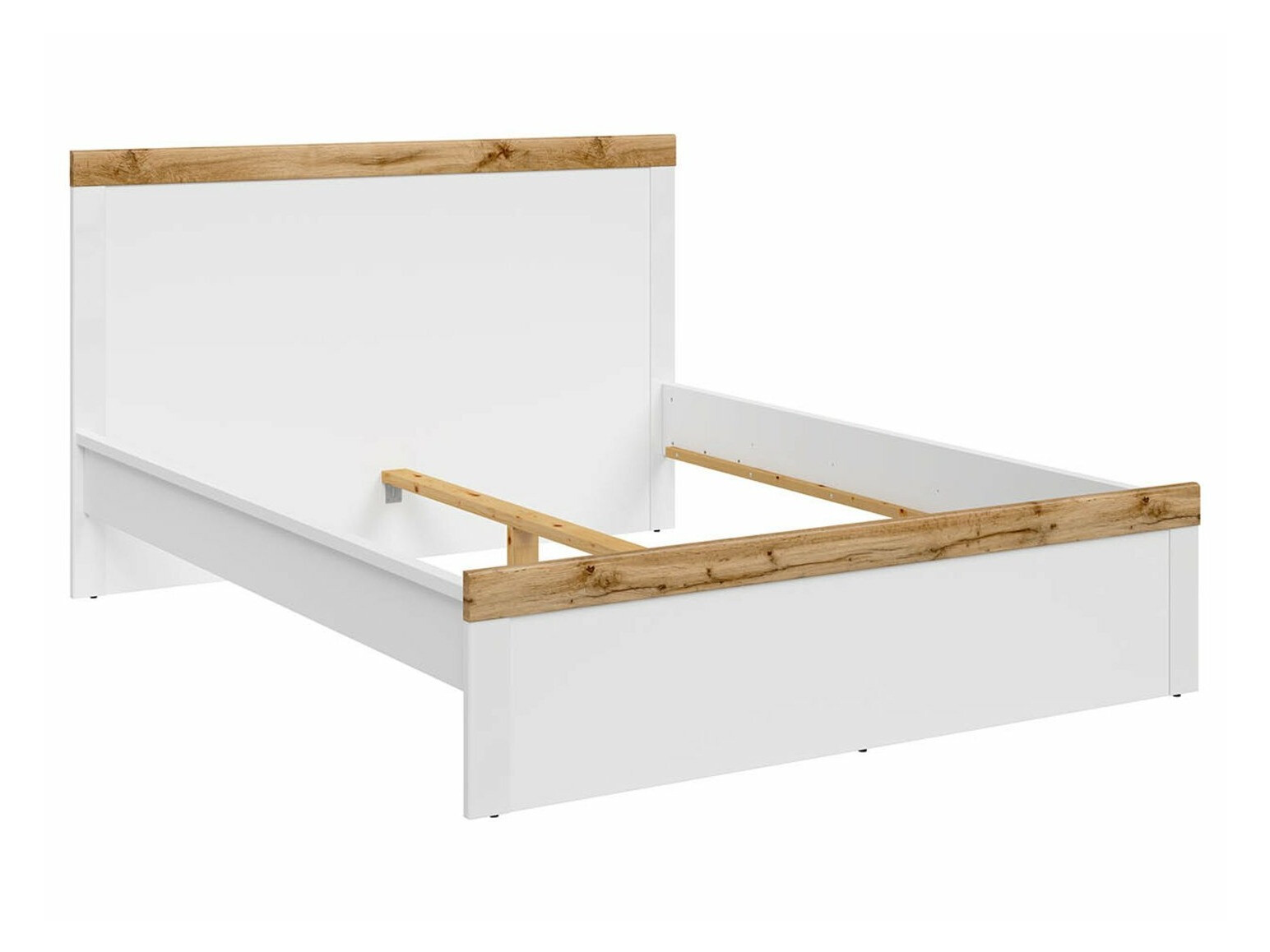 Krevet Sonsoru 138 (Belo + Hrast)