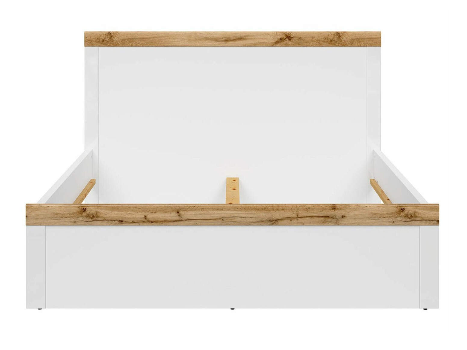 Krevet Sonsoru 138 (Belo + Hrast)