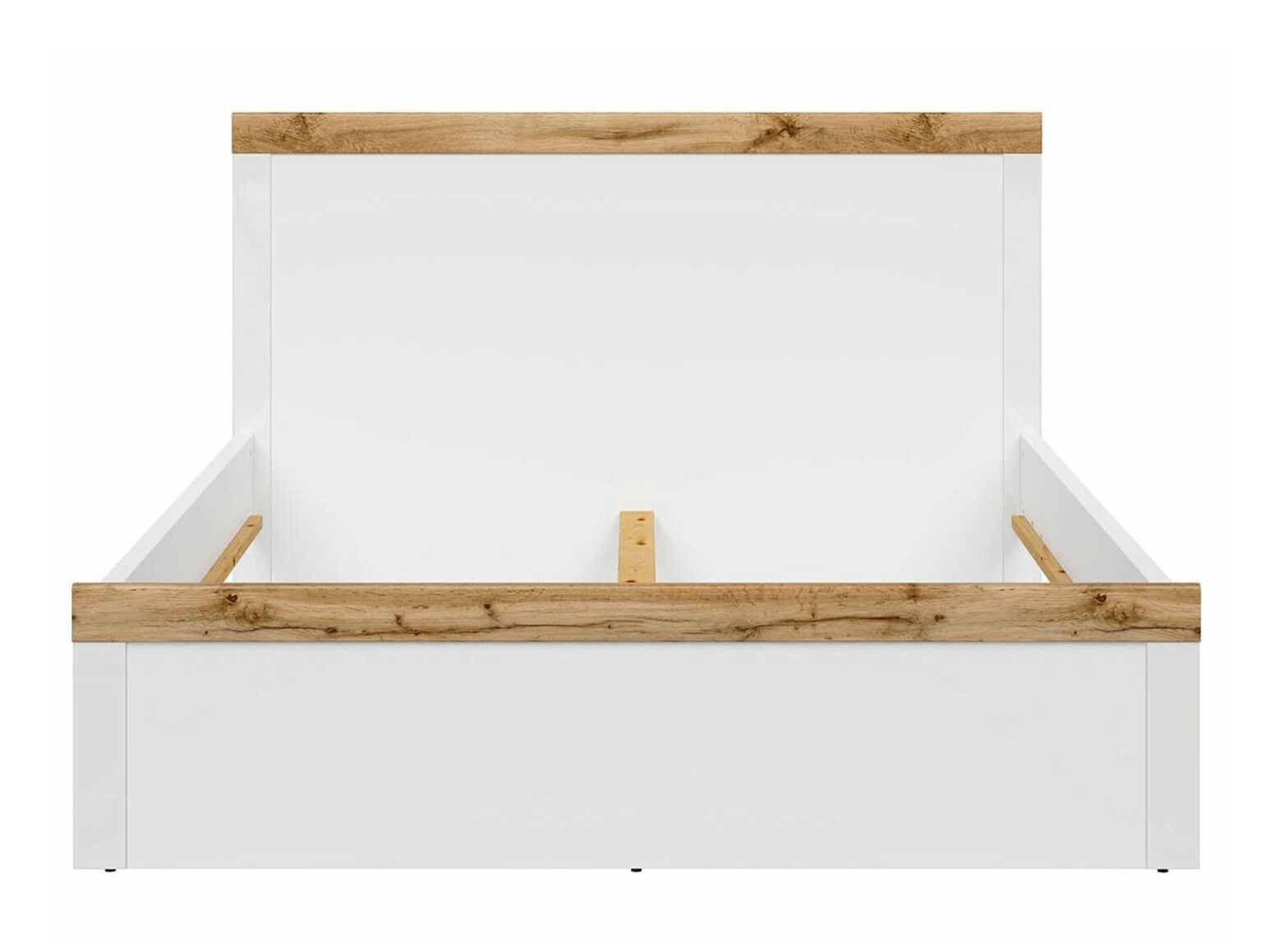 Krevet Sonsoru 138 (Belo + Hrast)