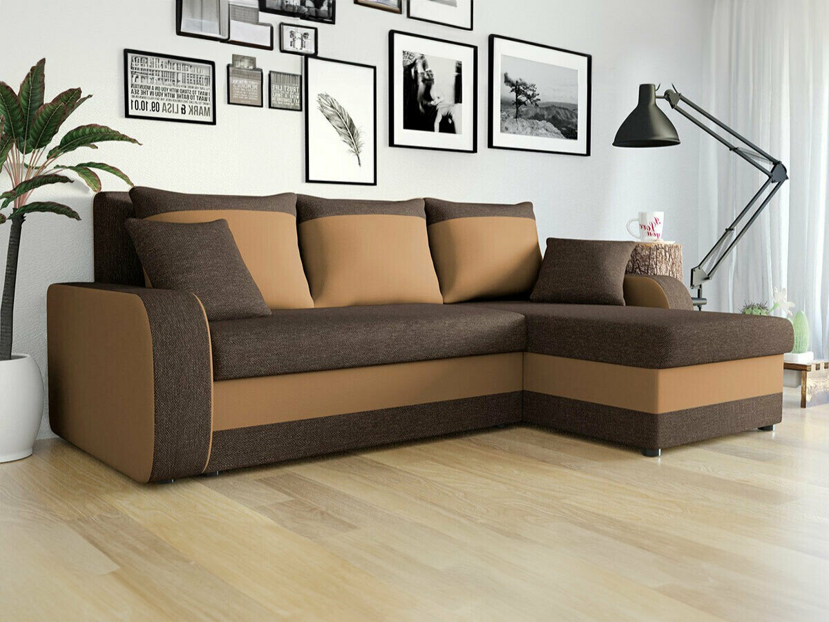 Ugaona sofa Comfivo 135 (Boss 06 + Mekan 003)