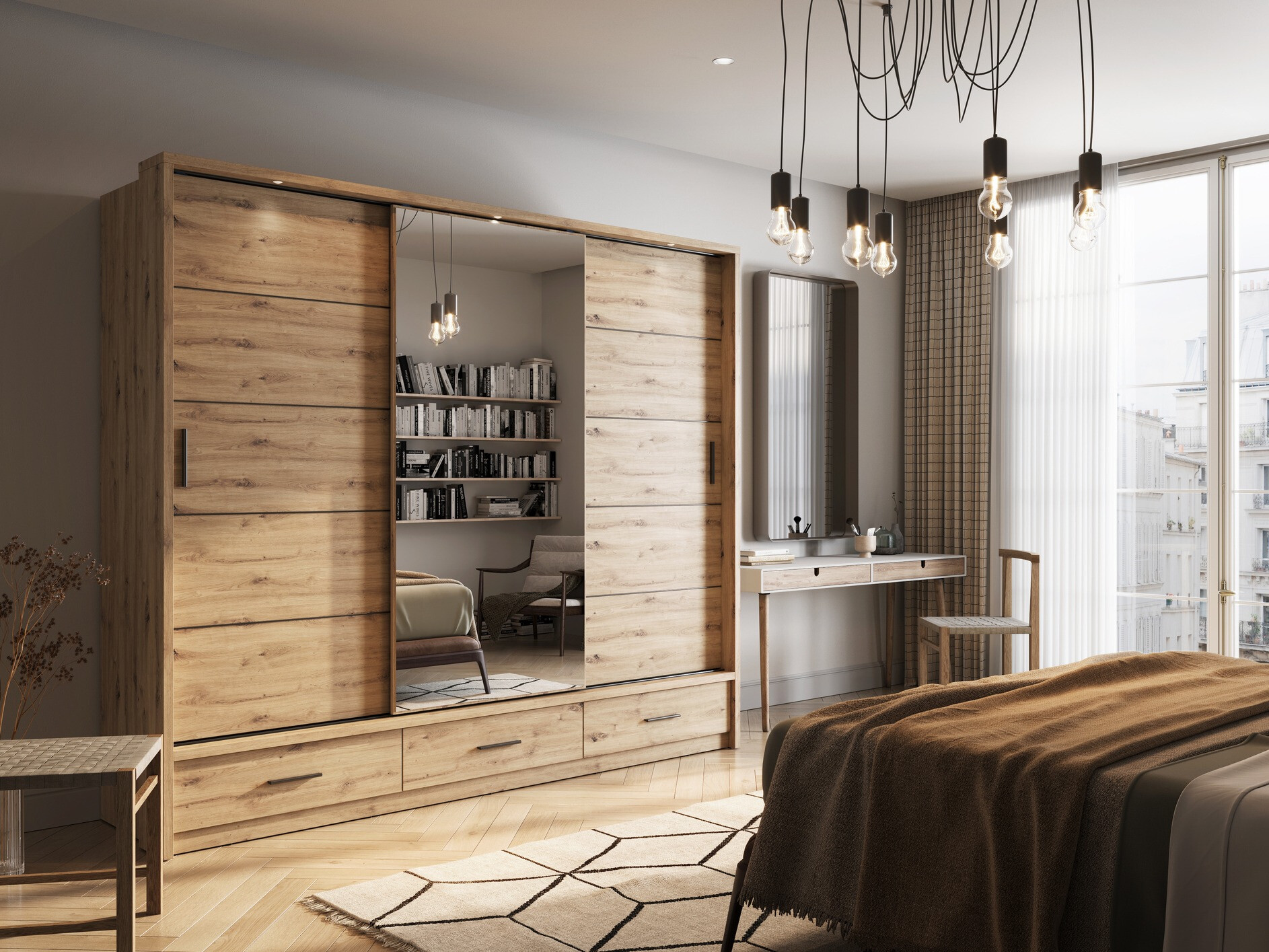 Ormar Fresno 100 (Zanatski hrast)