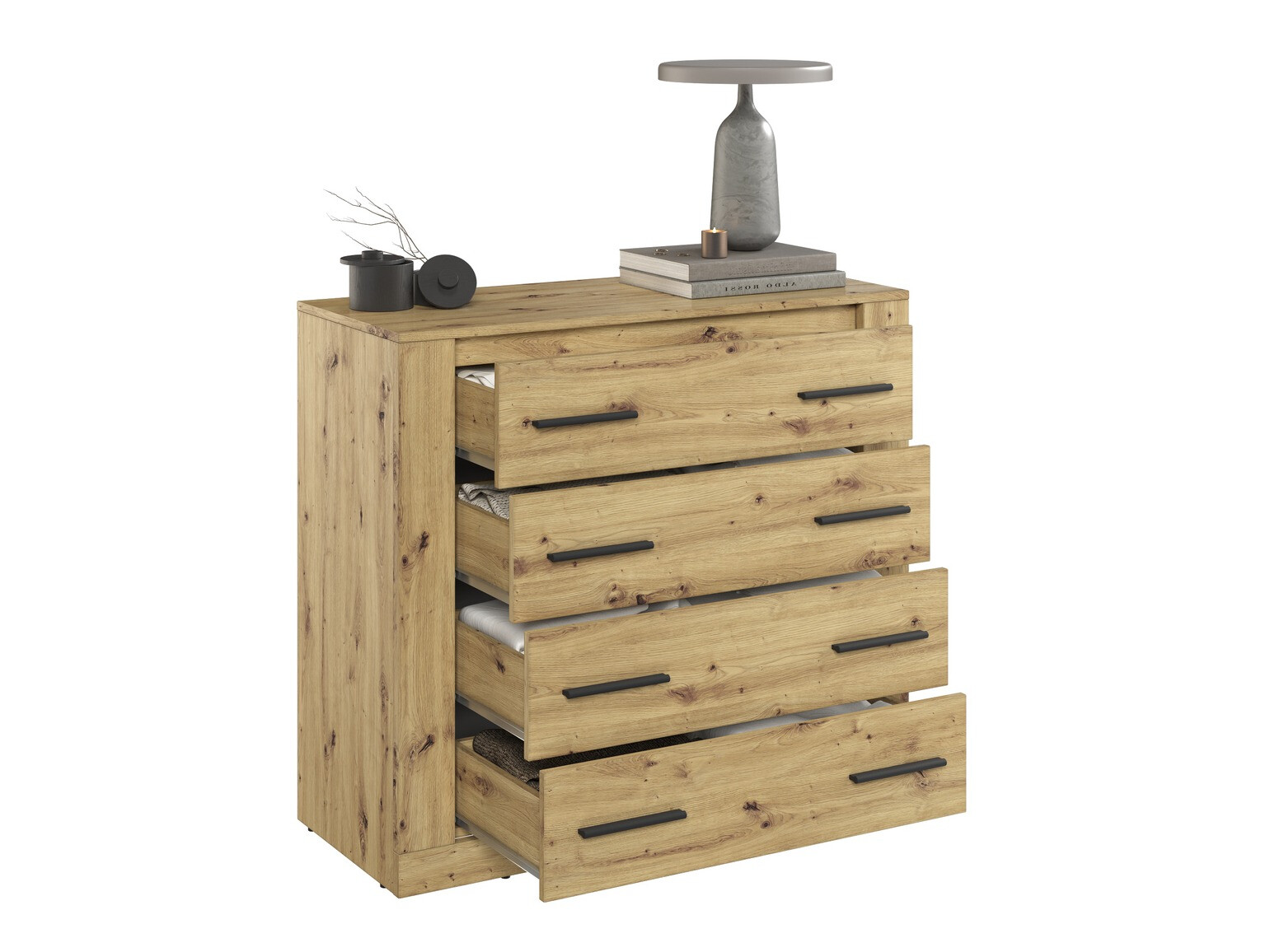 Komoda Fresno 108 (Zanatski hrast)