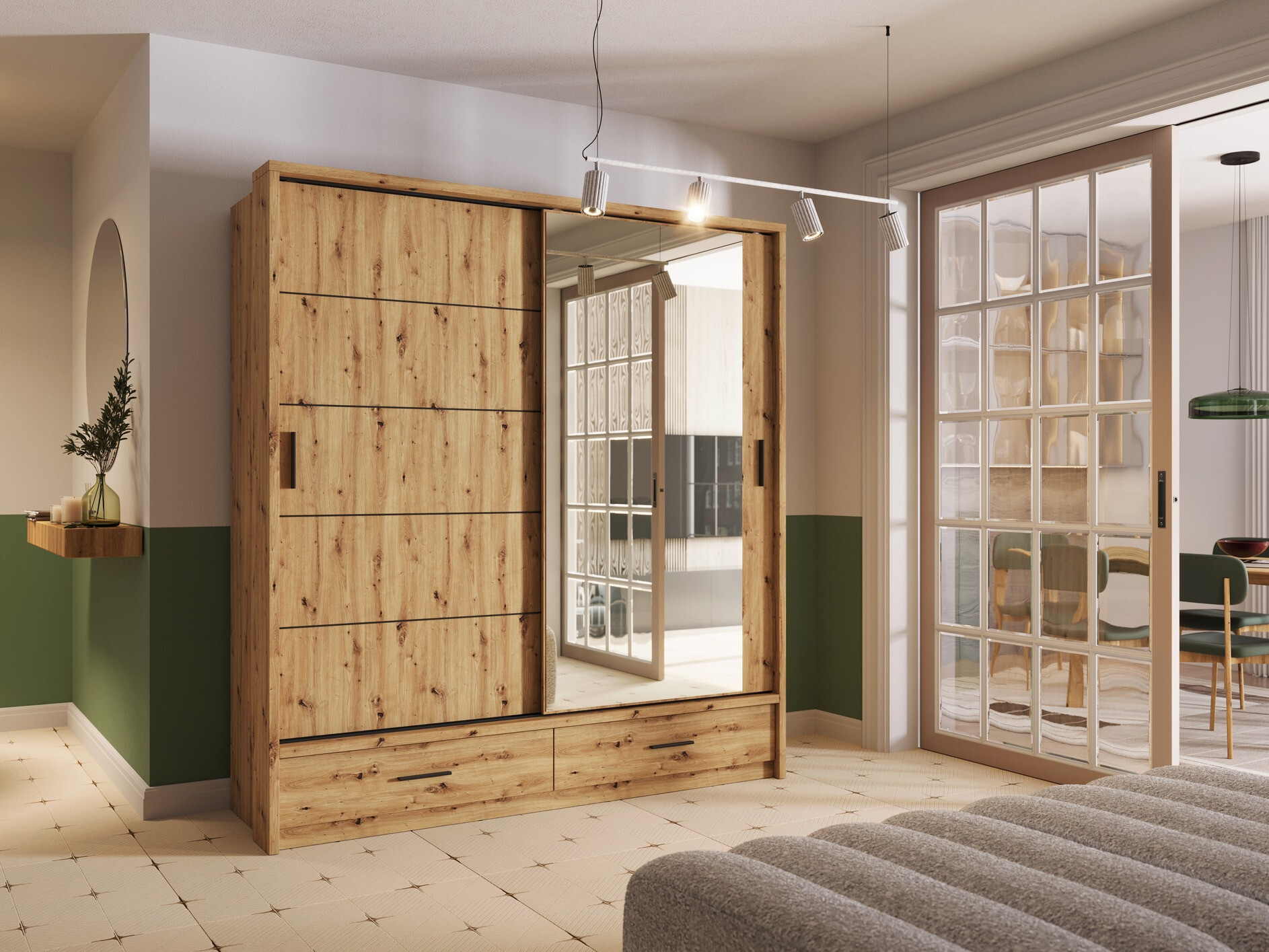 Ormar Fresno 104 (Artisan hrast)