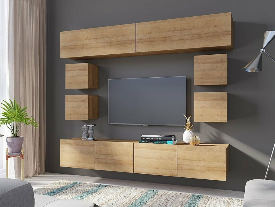 Zidni ormarić Tivdalu 124 (Zlatni hrast)