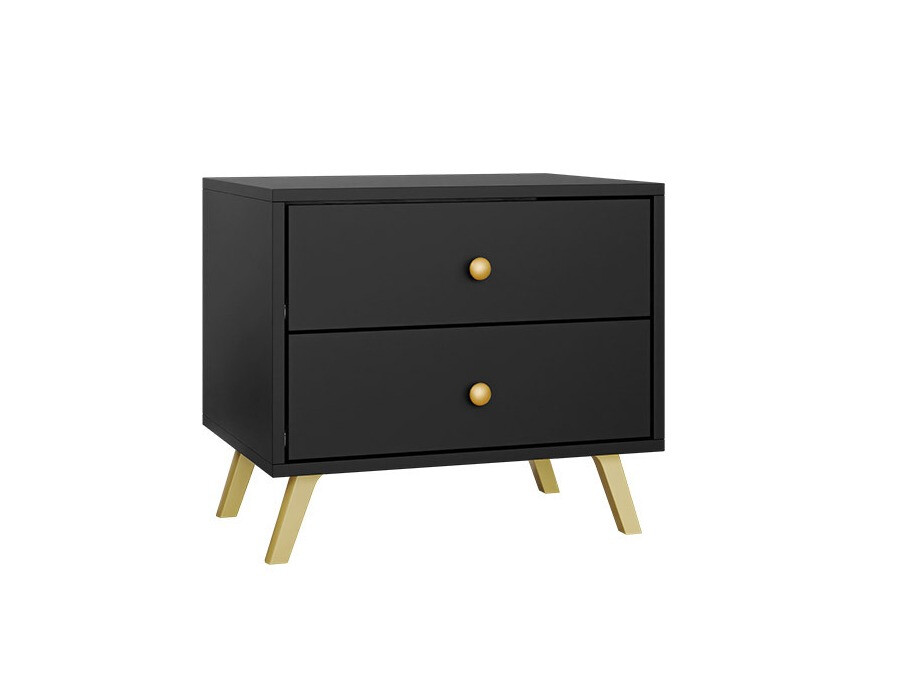 Noćni ormarić Monfera 101 (Crno)