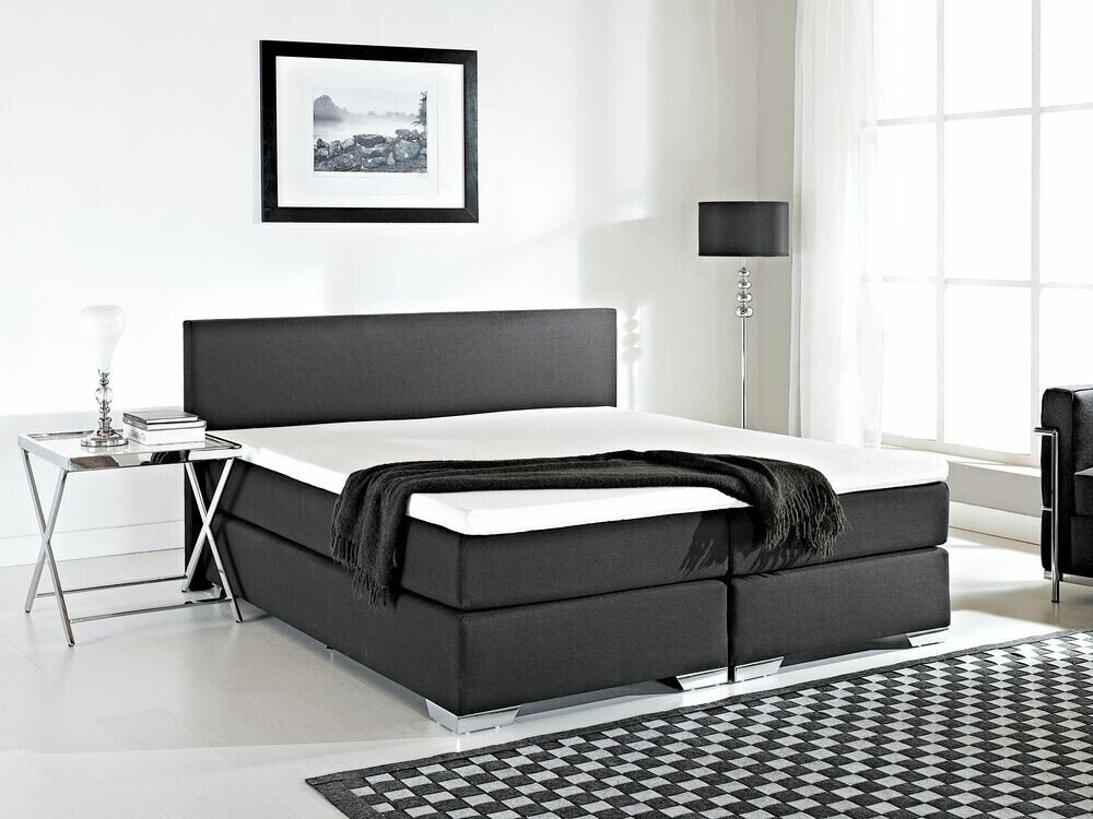 Boxspring krevet Berwyn 1548 (Crno)