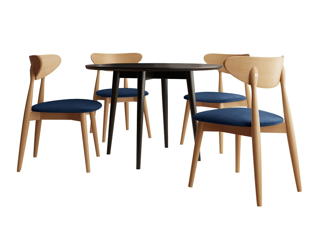 Trpezarijski set Racine 124 (Braon)