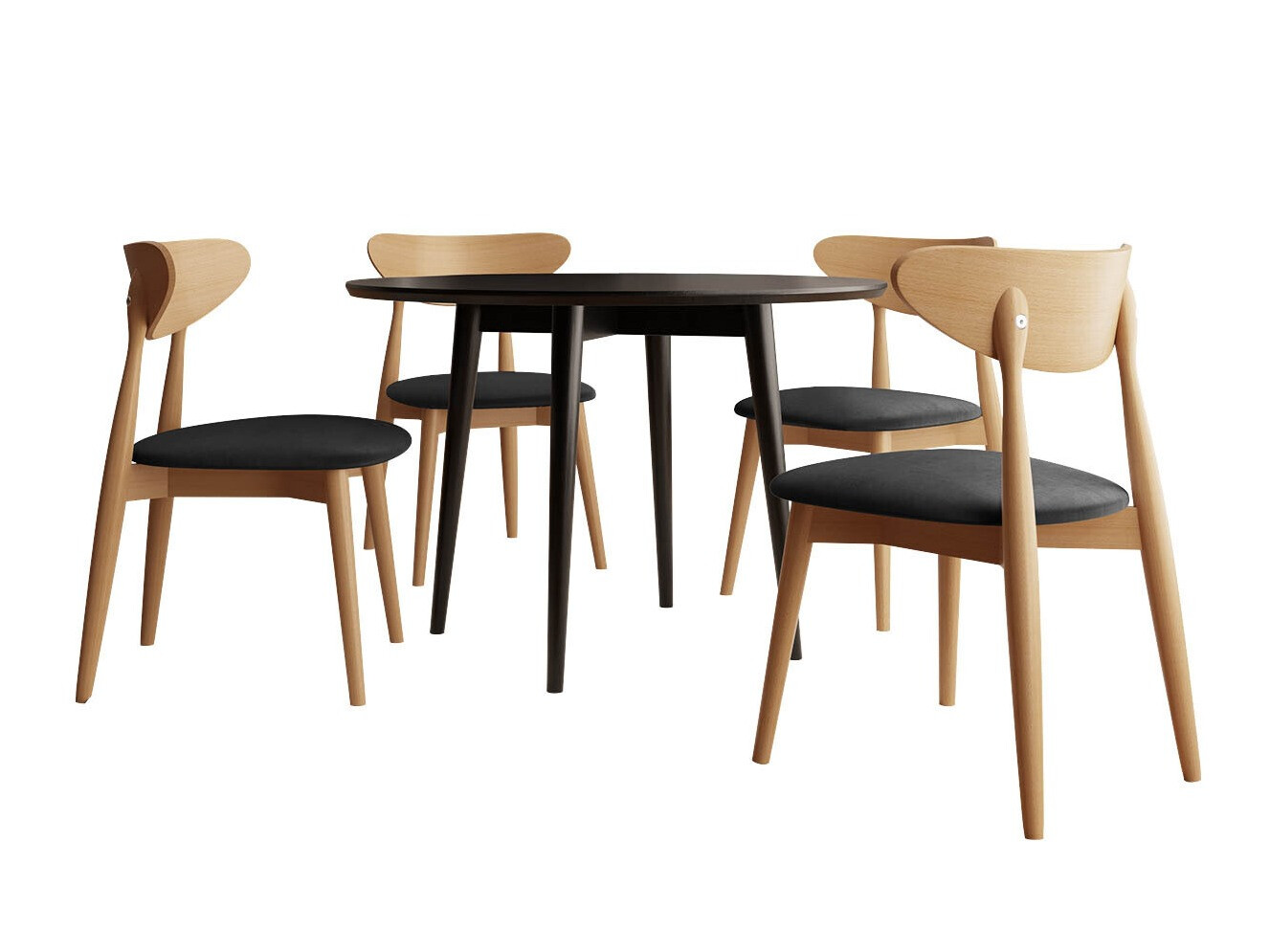 Trpezarijski set Racine 124 (Braon)