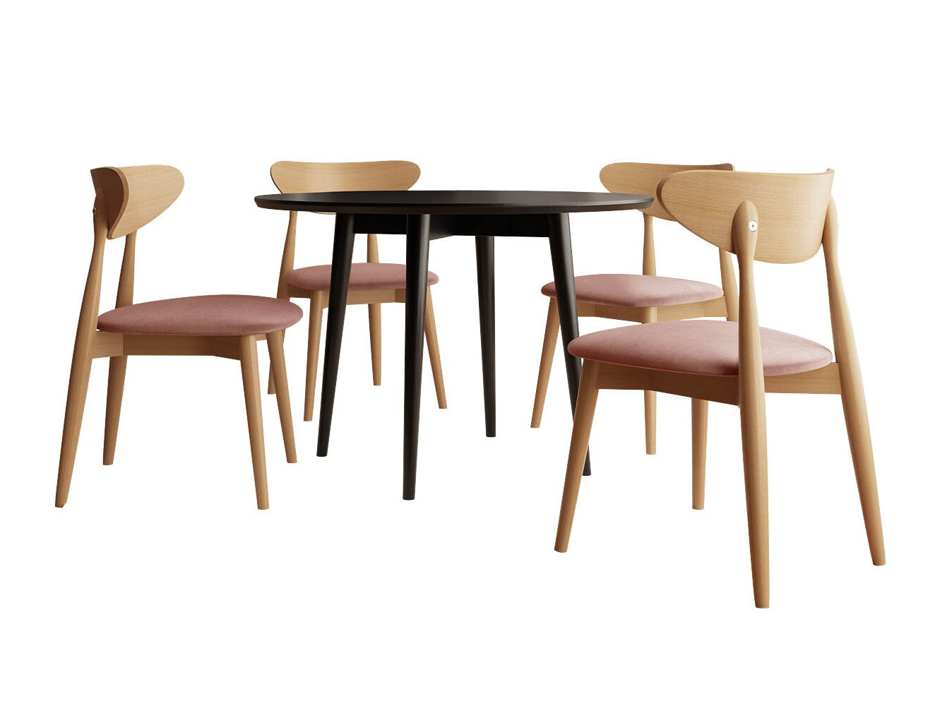 Trpezarijski set Racine 124 (Braon)