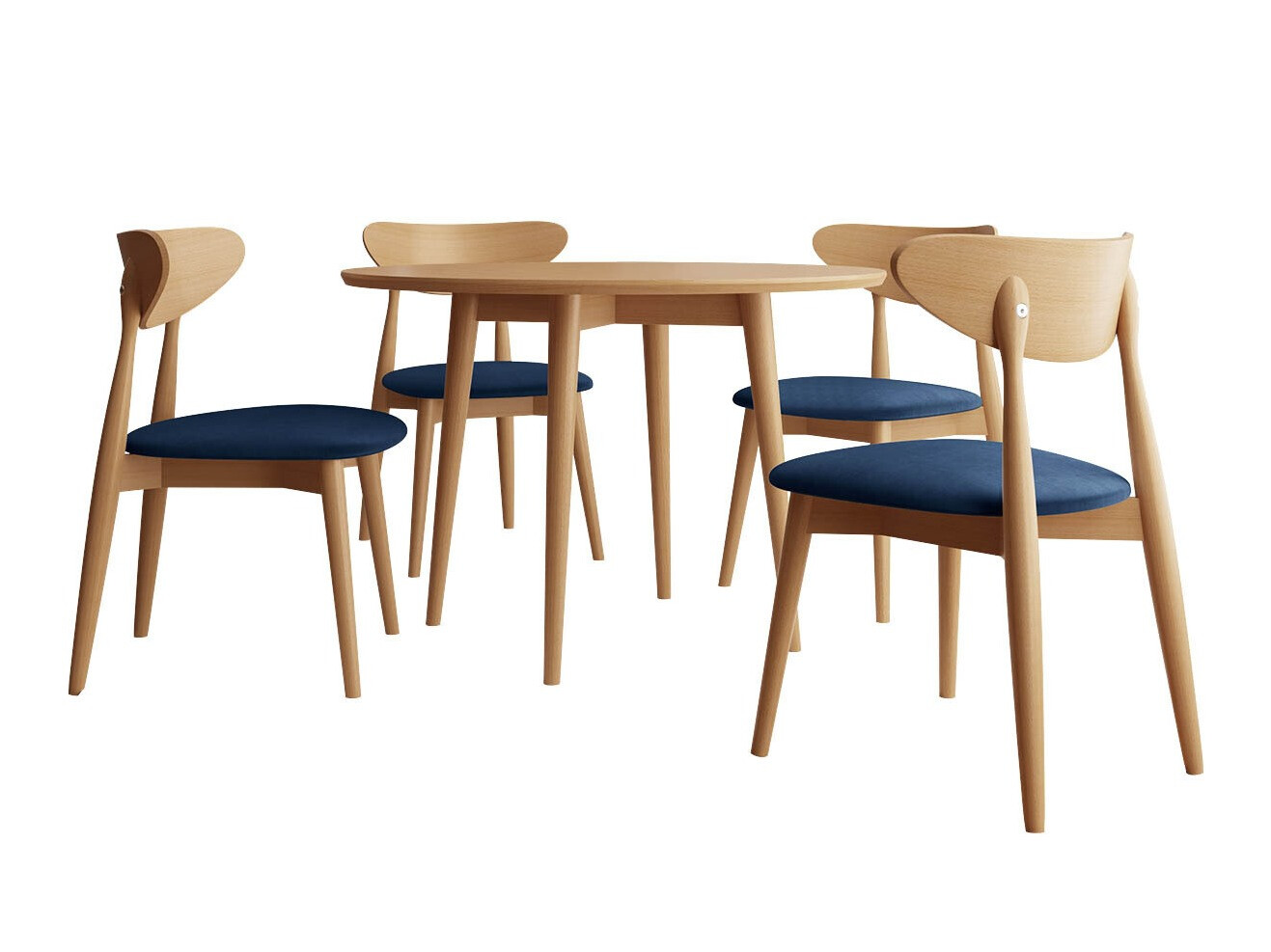 Trpezarijski set Racine 124 (Braon)