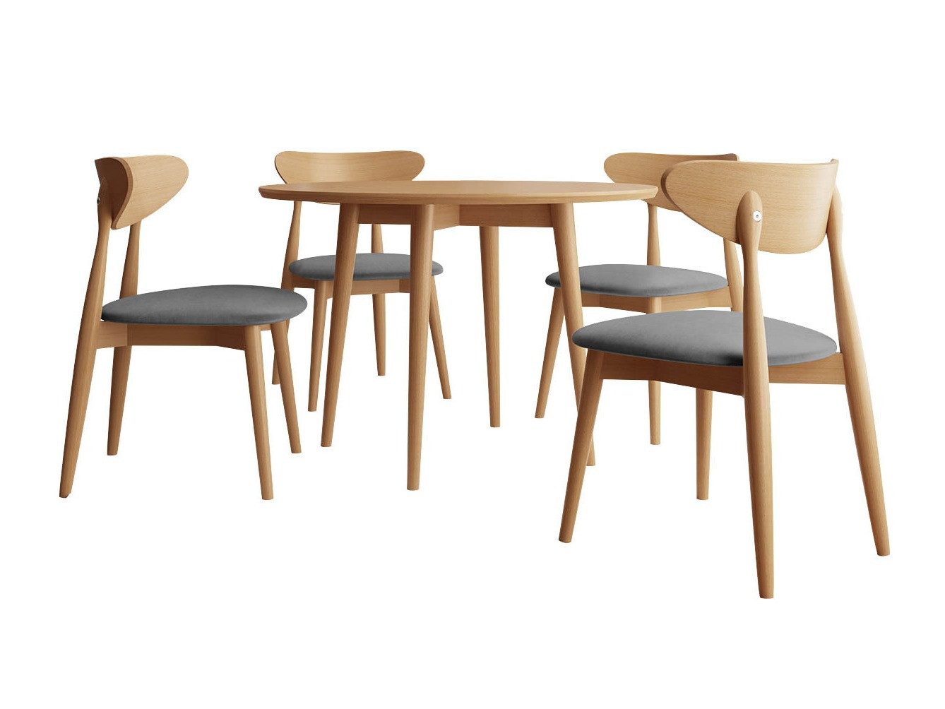 Trpezarijski set Racine 124 (Braon)