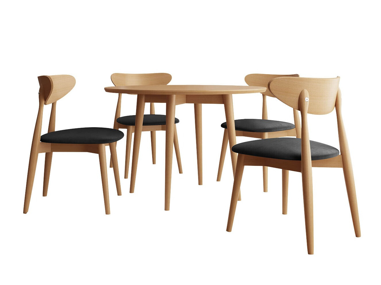 Trpezarijski set Racine 124 (Braon)