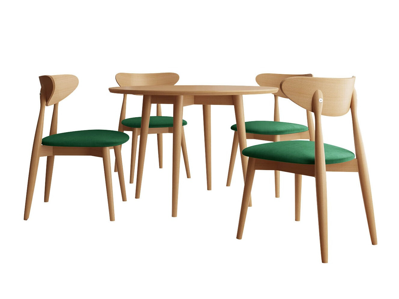 Trpezarijski set Racine 124 (Braon)