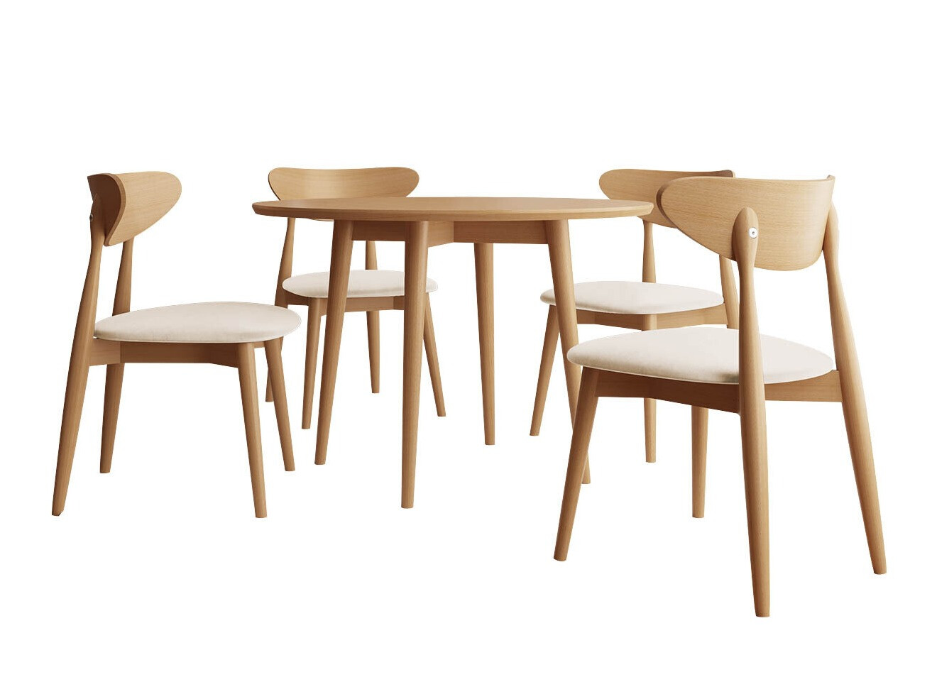 Trpezarijski set Racine 124 (Braon)