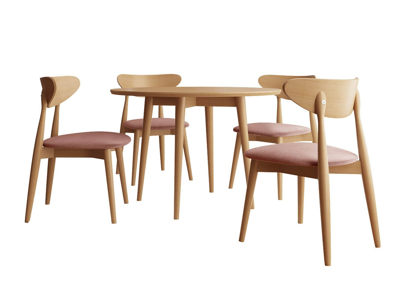 Trpezarijski set Racine 124 (Braon)