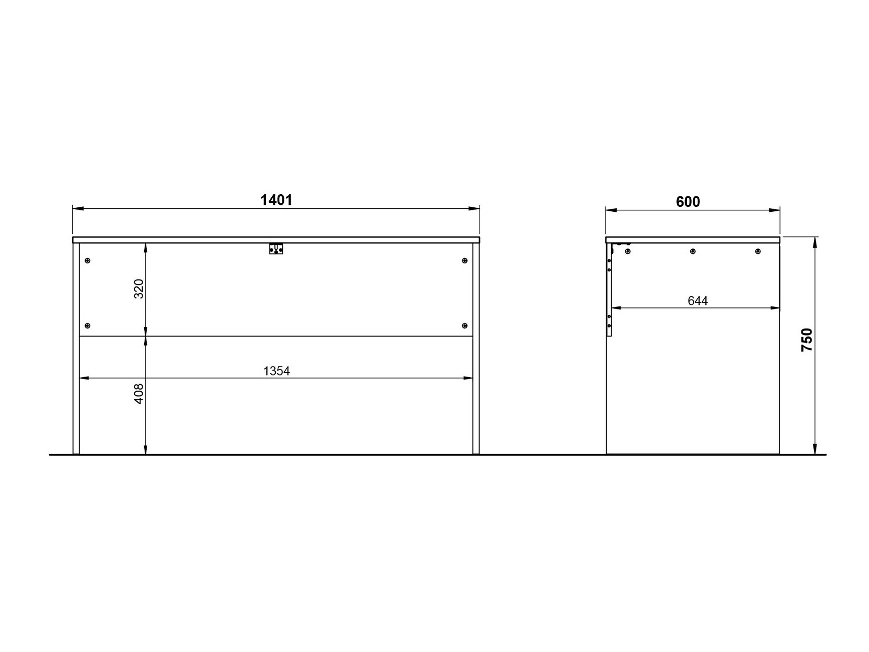 Kancelarijski sto Sacramento 508