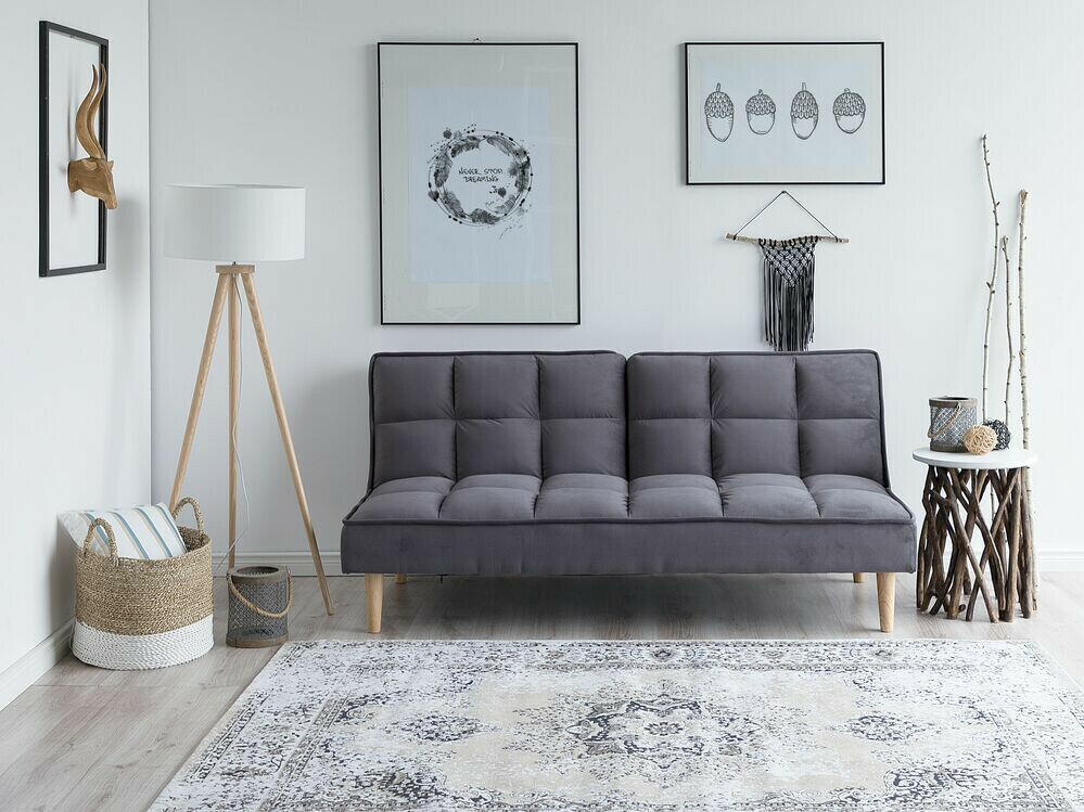 Sofa na razvlačenje Berwyn 1554 (Tamnosiva)