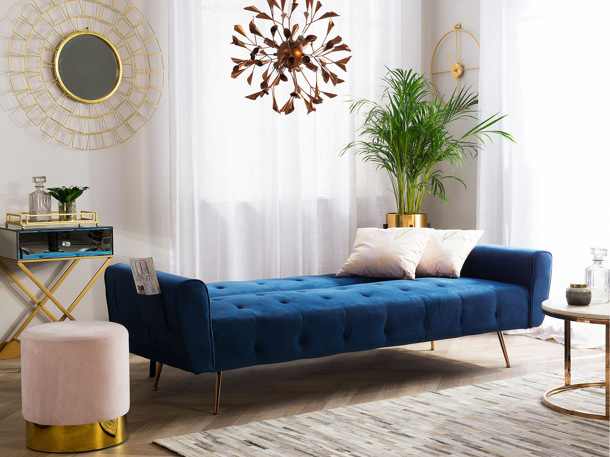 Sofa na razvlačenje Berwyn 1560 (Plava)