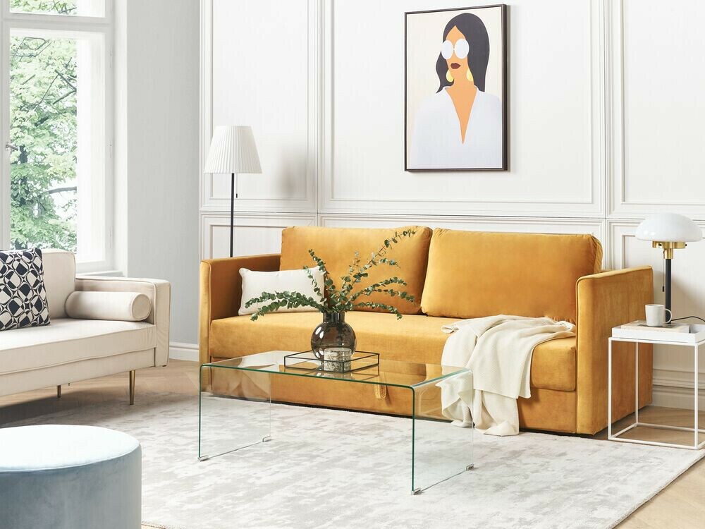 Sofa na razvlačenje Berwyn 1561 (Žuta)