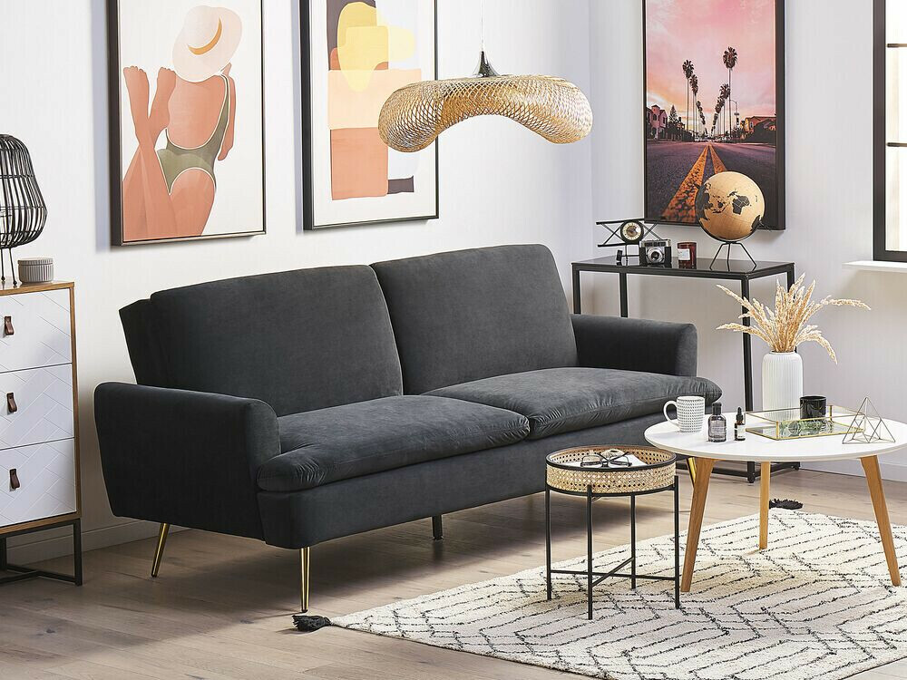Sofa na razvlačenje Berwyn 1564 (Crno)
