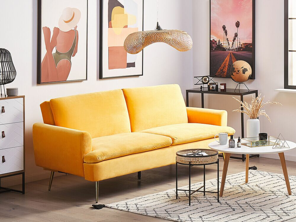 Sofa na razvlačenje Berwyn 1564 (Žuta)