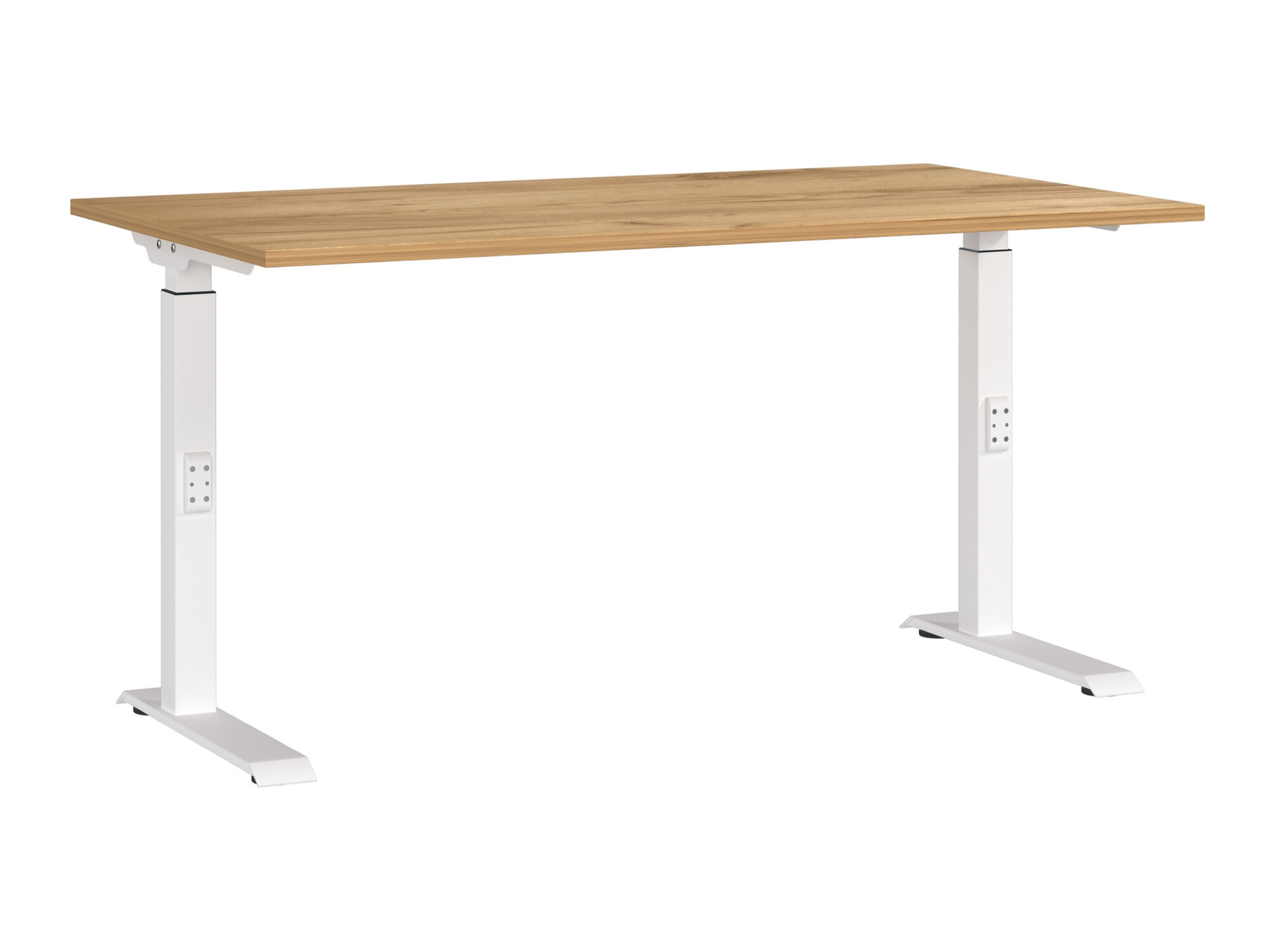 Kancelarijski sto Sacramento 419 (Navarra hrast + Belo)