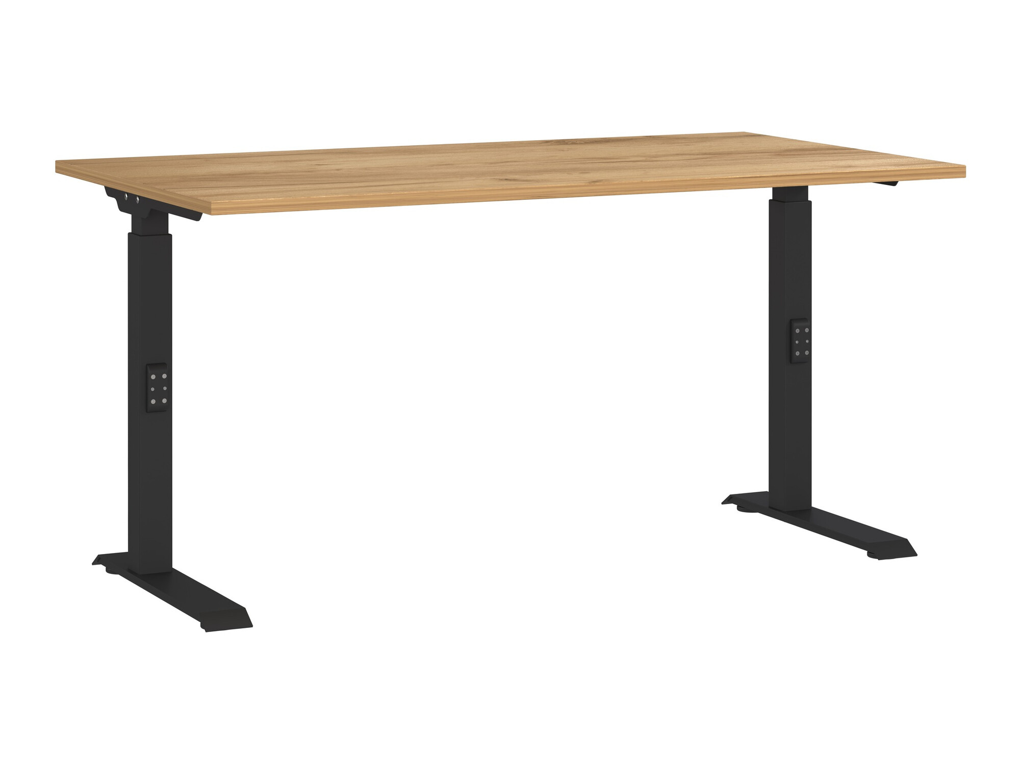 Kancelarijski sto Sacramento 419 (Navarra hrast + Crno)